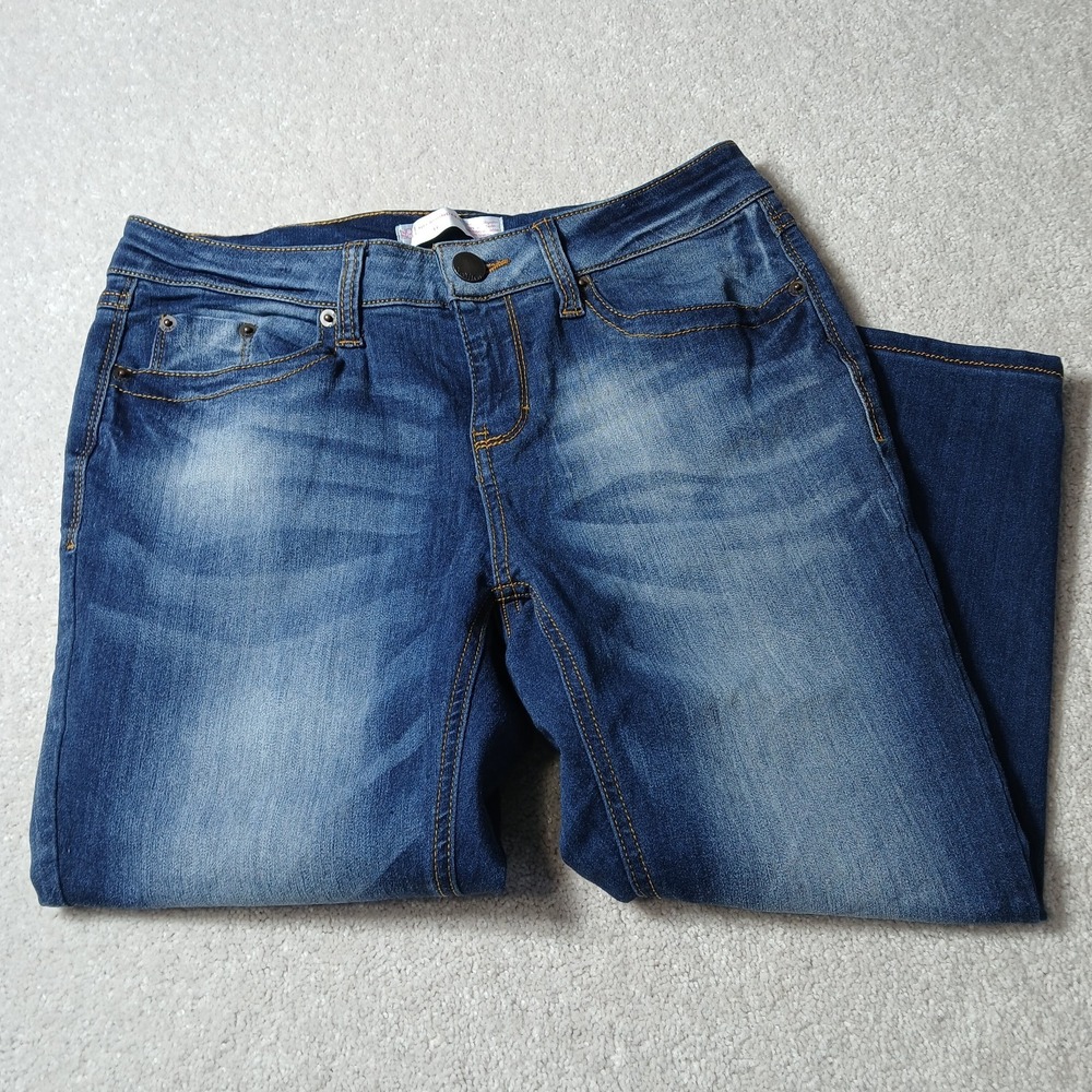 No Boundaries Skinny Womens' Juniors size 11 Dark Wash Blue Denim Jeans